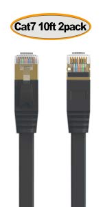 Cat7-10ft-Black-2Pack